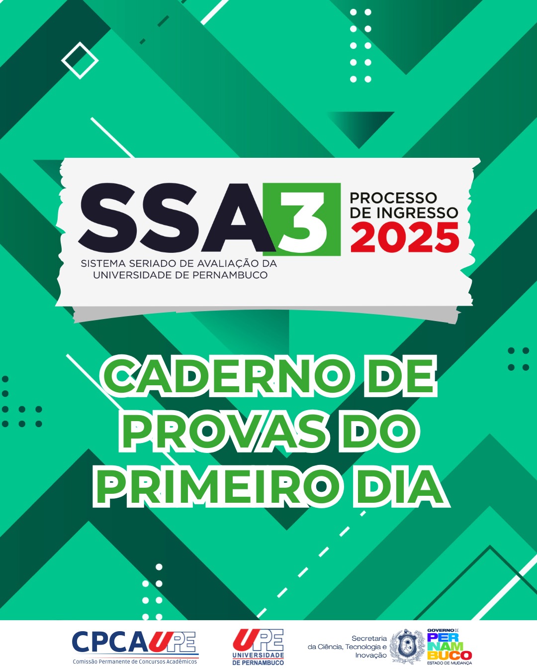 Upe Divulga Caderno De Provas Do Ssa 3 2025